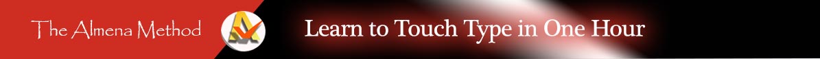 almena method touch typing